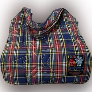 NWOT Coach quilted plaid bag